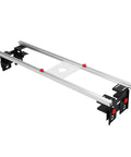 48 Inch Precision Planer Trolley Kit With Reinforced Rails And Router Flattening Sled System Three Axis Height Adjustment