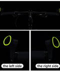 Ergonomic No Slip Bike Handlebar Ends for MTB and Road Cyclocross Bikes Extender Bar Ends Fits 21.8 to 22.8mm Handlebars