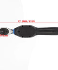 Bewinner 3/8-Inch Digital Torque Wrench With Precision ±2% Accuracy showing handle and ratchet head at 9.12 inches long.