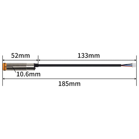 Auto Bed Leveling Capacitive Sensor Kit For Kobra 2 3D Printer With High Precision Proximity Switch dimensions 185mm total length