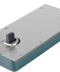 Glass Door Hinge Closer With Steel Floor Mount Hydraulic Buffer Ground Hinge in durable silver finish for easy install.
