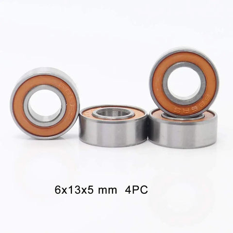 Ball Bearing Kit For Traxxas Nitro Revo 3.0 Monster Truck Sealed Bearings In Orange And Blue Mixed Sizes For Smooth Power Transfer And Lasting Durability An Easy RC Upgrade For Off Road Bashing 6x13x5 mm 4PC sealed bearings