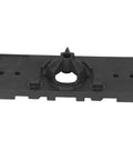 Aramox Hinge Hole Saw Jig For Precise 35mm Cup Drilling With Adjustable Depth Stop, black ABS material, front view.