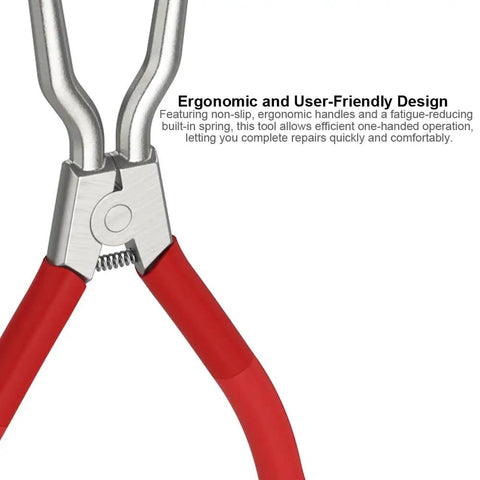 Close-up of the Upgraded Beefed Up Washer Spring Expansion Tool with adjustable jaw and built-in ergonomic spring design.