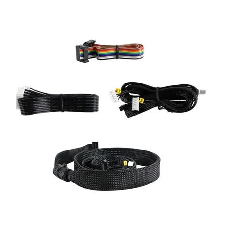 Ender 3 S1 Cable Kit With Screen Cable Flat Cable And X Y Axis Motor Limit Cables For 3D Printer Wiring Replacement And Easy Upgrades For Smoother Moves And Easy Setup, braided cables