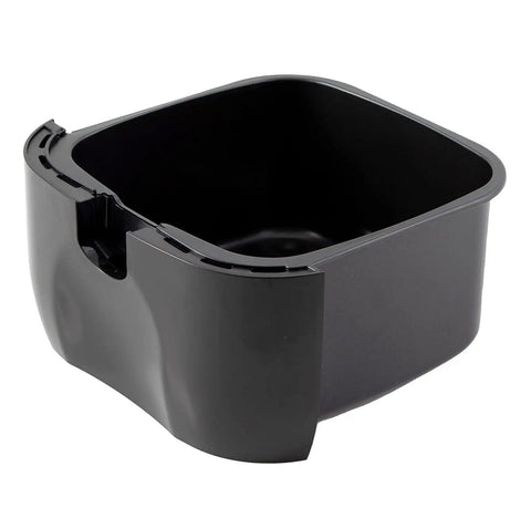 Brio 3Qt Replacement Base Tray And Fry Pan Basket For 36001 And 36011 models, black, securely holds food during cooking