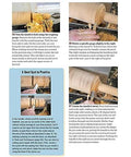 Book: Complete Starter Guide to Woodturning on the Lathe; page spread with step-by-step lathe turning photos