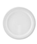 Heavy Duty 9 Inch Disposable Party Plates 150 Pack Eco Friendly Biodegradable Sugarcane Bagasse White Unbleached Dinner Plates For BBQs Picnics And Parties Compostable No Plastic