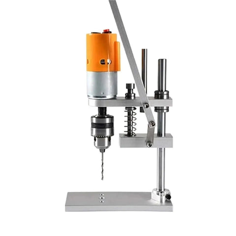 Compact Metal Lathe And Bench Drill Table Combo For PCB Drilling Woodworking Home Projects Desktop Mini Machine for light metal work.