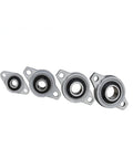 Zinc Alloy Ball Bearing Pillow Block Mount Fits 8mm To 35mm Bore Diameter Compatible With Kfl08 Kfl000 Kfl001 Kp08 Kp000 Kp001 Kp002 And Kfl005 Models For Badass Performance In Your Sick Setup Ensuring Smooth Operation And Zero Play When You Need It., zinc alloy pillow block bearing mounts with 8mm to 35mm bore, shown in multiple sizes