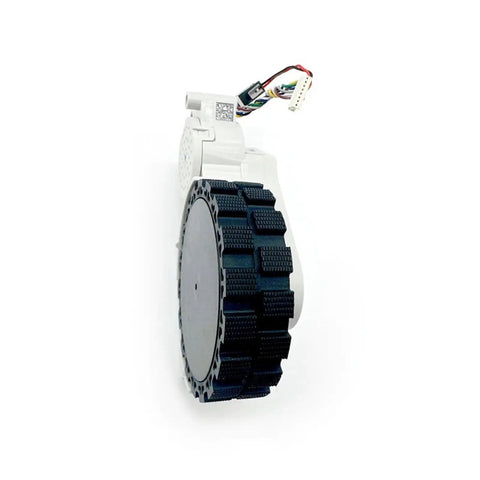 Left Or Right Walking Wheel Replacement For L10s Ultra L10 Prime And L10 Ultra Robot Vacuum with rubber tread and wiring detail