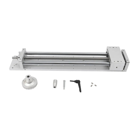 High Precision CNC Sliding Table With Hand Wheel For DIY Router And Lathe, 400mm Ball Screw Linear Stage With Heavy Duty Industrial Linear Rail