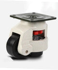 Heavy Duty Adjustable Height Swivel Casters 4 Pack 3 Inch Leveling Transport Wheels With Rock Solid Flat Base for industrial use.