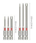 Must-Have Pagoda Hex Screwdriver Bits Set With S2 Steel Magnet Hold For Power Impact Driver Electric Drill High Torque Smooth Performance Fits Home Repairs And Pro DIY Jobs To Crush Any Project Fast Like A Boss, 65mm and 100mm S2 steel TS2 bits