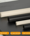 Black ABS Plastic Round Rods 5mm X 1m High Strength Modeling Bar For DIY Projects Prototyping And Crafts With Tough As Nails Smooth Surface