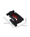 Hydraulic Hose Fitting Insert Tool For Bicycles With Needle Driver And Detachable Thimble Lock dimensions