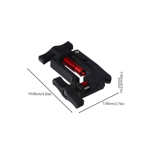 Hydraulic Hose Fitting Insert Tool For Bicycles With Needle Driver And Detachable Thimble Lock dimensions