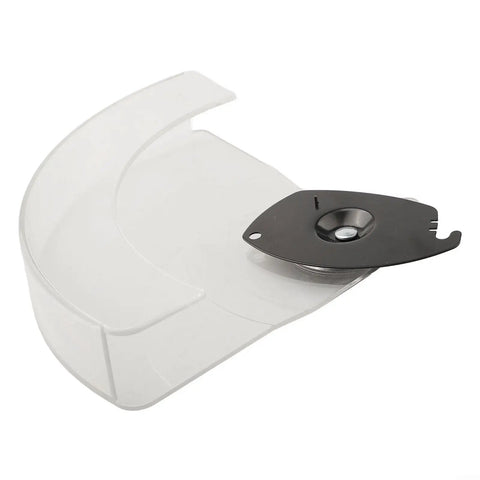 Transparent Blade Guard For Miter Saw Replacement Shield with metal insert, clear and durable cover fits 255 aluminum machines.