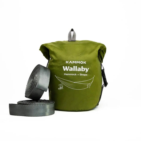 Wallaby Ultralight Hammock With Straps For Everyday Chill In Backyard Or Campground Portable Outdoor Hammock storage bag and straps