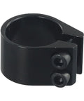 Double Bolt Aluminum Seatpost Clamp For Bikes, 31.8mm Diameter, Lightweight But Tough, Black And Silver, Premium Forged Alloy