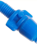 Micro Spray Jet Drip Emitter With 10 To 32 Threaded Inlet For Garden Watering Half Circle Fan Pattern Ideal For Groundcovers And Flower Beds Veggie Plots 10 Pack Blue