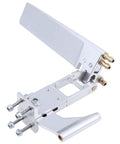110mm Aluminum RC Boat Rudder With 4mm Shaft Axle Strut Mount Bracket Kit Holder Dual Water Pickup CNC Machined Aluminum Alloy