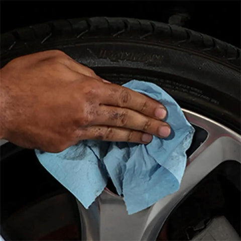 Shop Towel Roll 55 Count Bulk Pack For Auto Shops And Garages, Heavy Duty Absorbent Towels For Grease Oil Liquids And Spills