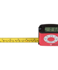 Digital Tape Measure Three Quarter Inch By Sixteen Foot Pro Grade Build Weatherproof Polycarbonate Housing with Easy Readout Screen