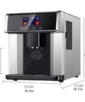 Heavy Duty Countertop Ice Maker With Two In One Cold Water Dispenser And Quick Chill Tech, stainless steel design, LCD touch controls