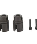 Center Drive Coupler And Joint Cup Set For 1 Tenth Scale Losi Tenacity RC Cars Hardened Steel Shaft Connectors Replacement For Brushless SCT Off Road Rigs Delivers Durable Power Transfer Under Heavy Load, two couplers and pins