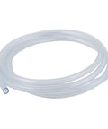 Clear 8mm x 6mm Flexible PVC Hose, 2M Length, coiled pneumatic air line tubing, oil and abrasion resistant polyvinyl tube for DIY and industrial use