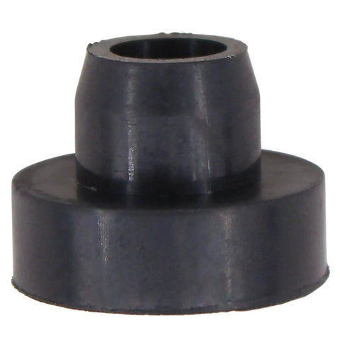 Rear Fuel Tank Mounting Rubber Cushion Kit Fits Suzuki DR350 DR200 DR650 GSXR 600 750 1100 Katana 600 750 1100 Bandit LS650 Intruder 700 750 800 1400 And More With Heavy Duty Vibration Dampening black rubber cushion, side view.