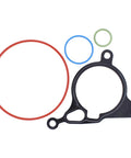 MOTOKU vacuum pump rebuild kit with large red O-ring, black gasket, and blue and green small O-rings