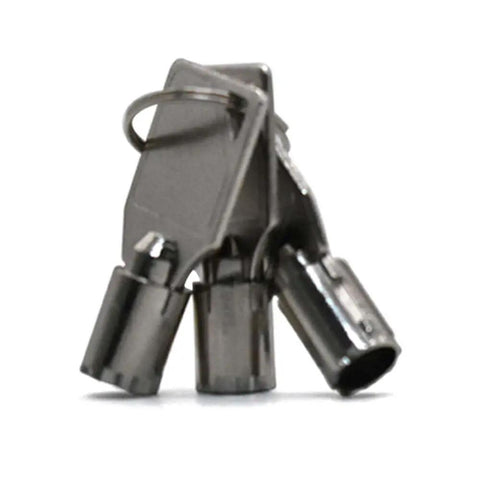 Vending Machine Lock Keyed Alike for Coke, Snack, and Soda Machines With 3 Keys Included, Zinc Alloy Chrome Finish