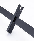 Brass Shower Slide Bar With Height And Angle Adjustable Handheld Shower Head Holder Wall Mount Bracket In Matte Black Finish.