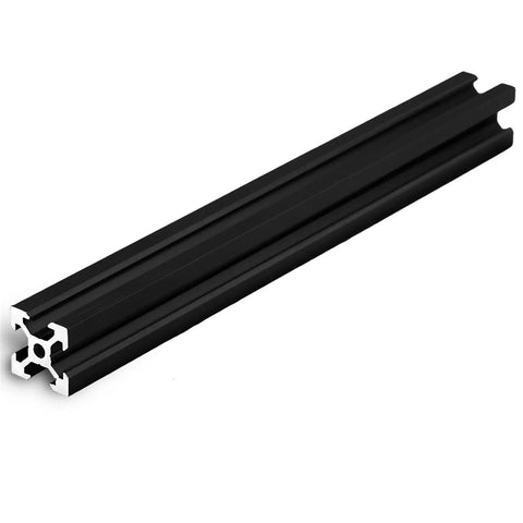 Solid 400mm Black V Slot European Standard Anodized Aluminum Profile Extrusion Linear Rail For CNC And 3D Printer Upgrades