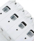 4P Anti Thunder Surge Arrester 385VAC For Automation Control System With Dual Thermal Magnetic Protection white 4-pole module
