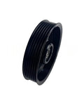 Serpentine Drive Belt Idler Pulley 23770aa060 For Subaru Outback 25 And Xv 20 Fits Models From 2010 To 2018, black CNC machined hub.