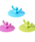 Colorful Shape Floor Drain Plug, Shower Bathtub Drain Covers, Green, pink, and blue, decorative and functional designs.