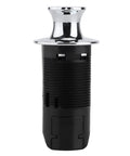 Straight Up Solid Round Zinc Alloy Push Button Cabinet Lock Automatic Push To Close Hardware for tight RV and boat doors.