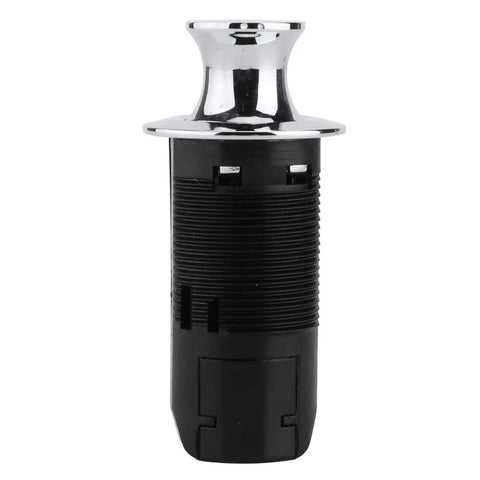 Straight Up Solid Round Zinc Alloy Push Button Cabinet Lock Automatic Push To Close Hardware for tight RV and boat doors.