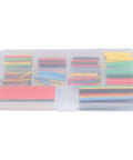 Solid Omabeta 164pc Heat Shrink Tubing Kit Durable Insulation Wrap For Electrical Wire Maintenance Polyolefin Assortment Sizes 1mm To 14mm in organizer box