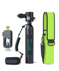 Portable 0.5L Mini Scuba Tank For Travel And Recreational Diving, Lightweight Aluminum Air Tank With 6 To 10 Minute Usage