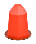 Orange Fire Sprinkler Paint Covers 30 Pack Ceiling Guard Caps Snaps Right On Pro Heavy Grip Renovation Masks Shield Nozzles Zero Mess Guaranteed, single cap, durable PVC, prevents paint splatter.
