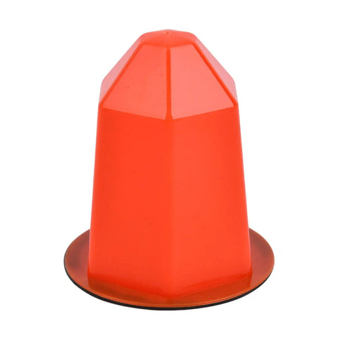 Orange Fire Sprinkler Paint Covers 30 Pack Ceiling Guard Caps Snaps Right On Pro Heavy Grip Renovation Masks Shield Nozzles Zero Mess Guaranteed, single cap, durable PVC, prevents paint splatter.