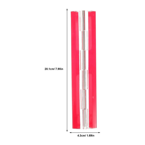 Self Adhesive Piano Hinge Clear Folding Long Hinge for Boxes Furniture Cabinets 20.1cm length 4.3cm width easy install