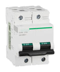 Premium Heavy Duty Miniature Circuit Breaker 2 Pole 63 Amp D Curve with ON/OFF switches for electrical panels.