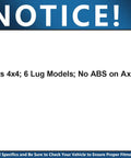 Notice for Built Different Front CV Axle Shafts Pair Engineered Rock Solid For 4X4 Rigs Loaded With Six Lug Setups Fits Chevy Silverado 1500 Tahoe 2007 2020 No Abs Hub