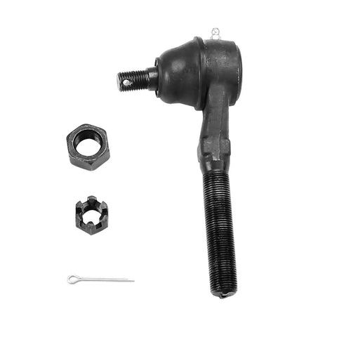 4WD Front Tie Rod End Kit With Inner And Outer Ends, Adjustment Sleeves, Pitman Arm And Idler Arm - Direct Fit For Ford F-150 F-250 Expedition 1997-2003 Plug-And-Play Ready To Install. black tie rod end with nut and cotter pin