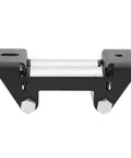 Super Heavy Duty Electric Winch Rated For 4500 Lbs With 12 Volt Power Setup includes a robust metal roller fairlead.